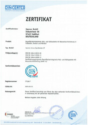 CER SICCUS SPORT SYS MECH DIN CERTCO 7F199-F DE DE 1030927